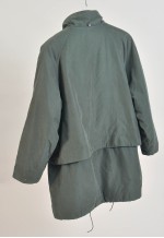 Vintage 90s lined parka jacket in forest green