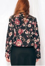 Vintage Blazer 80s Reversible Fairycore Floral Jacket