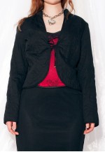 Vintage Blazer 80s Reversible Fairycore Floral Jacket