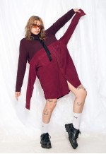 Vintage Shirt Dress 90s Reworked Deconstructed Midi Dress