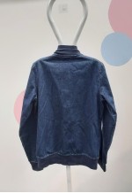 00s Denim Bomber Jacket Navy