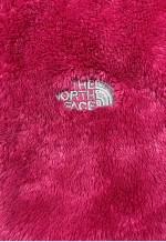 Vintage Ladies Pink Sherpa Fleece Jacket
