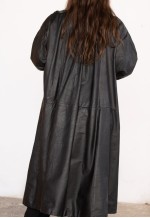 Vintage Leather Jacket Cedars in Black L