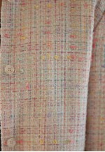 Light pink colorful woven jacket