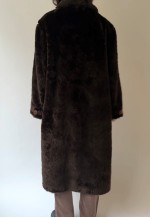 Vintage Premium Brown Faux Fur Coat