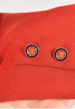 Vintage 80s blazer jacket in orange