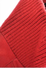Vintage 00s leather jacket in red