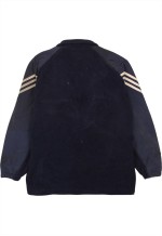 Vintage 90's Windbreaker Heavyweight Full Zip Up Navy