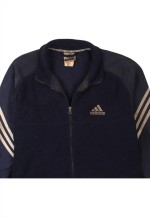 Vintage 90's Windbreaker Heavyweight Full Zip Up Navy