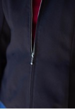 Black zip up classic jacket