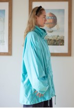 Light blue vintage parka coat jacket