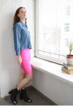 Vintage Thin Blue Denim Jacket