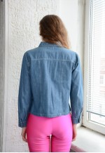 Vintage Thin Blue Denim Jacket